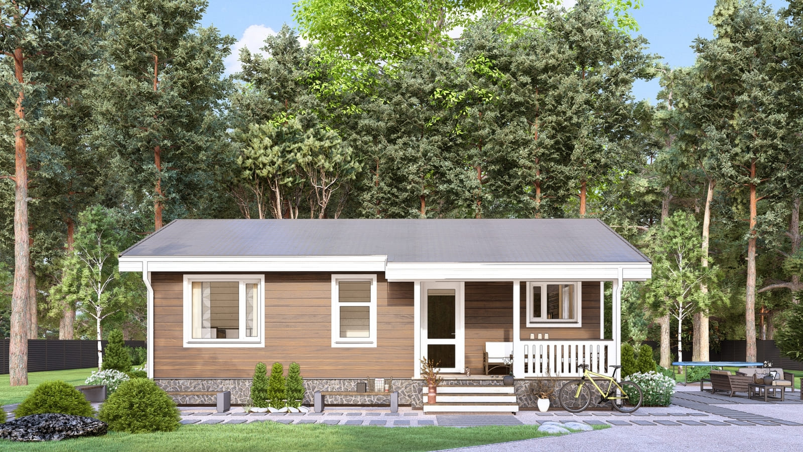 Каркасный дом «Мимоза» | ЭкоТех