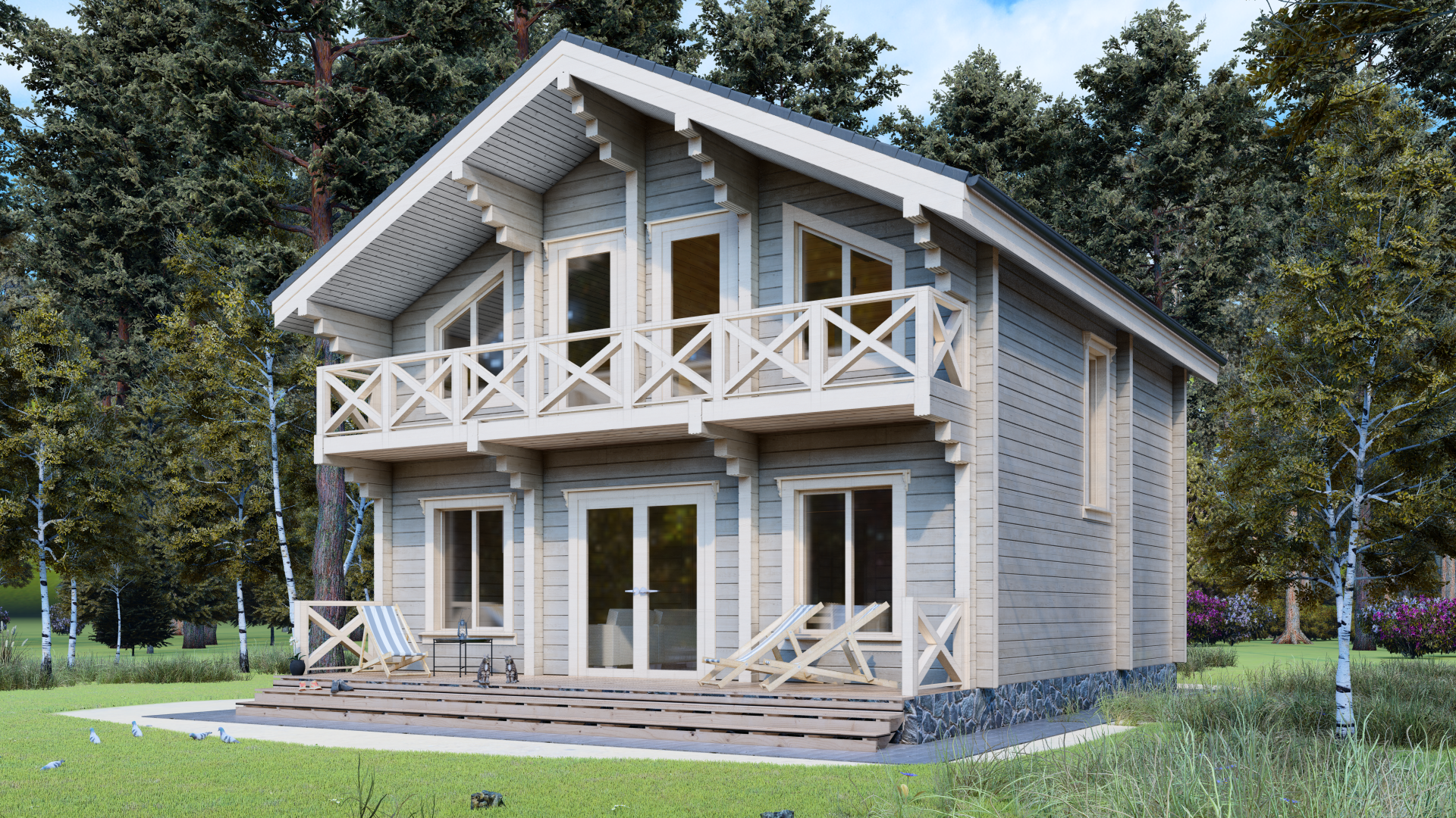 Проект дома «Апрелевка» | ЭкоТех