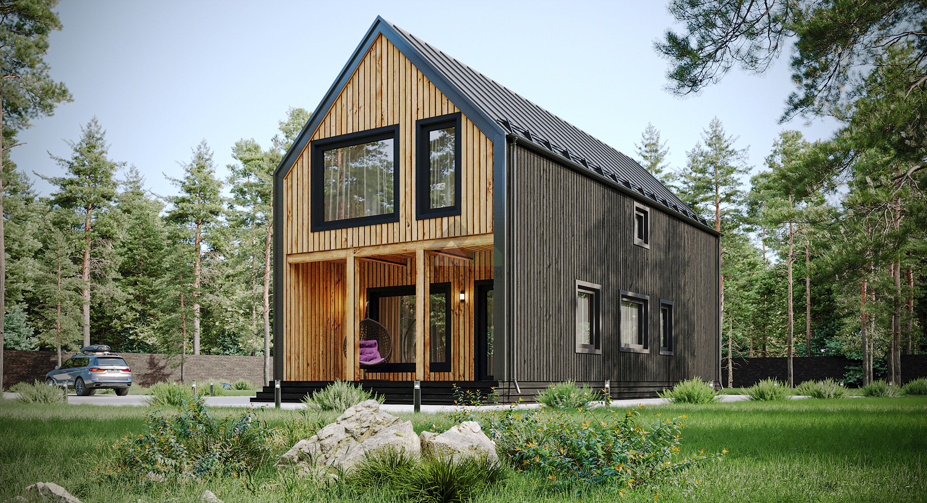 Дом из керамических блоков С-154 КЕ «Гармония»