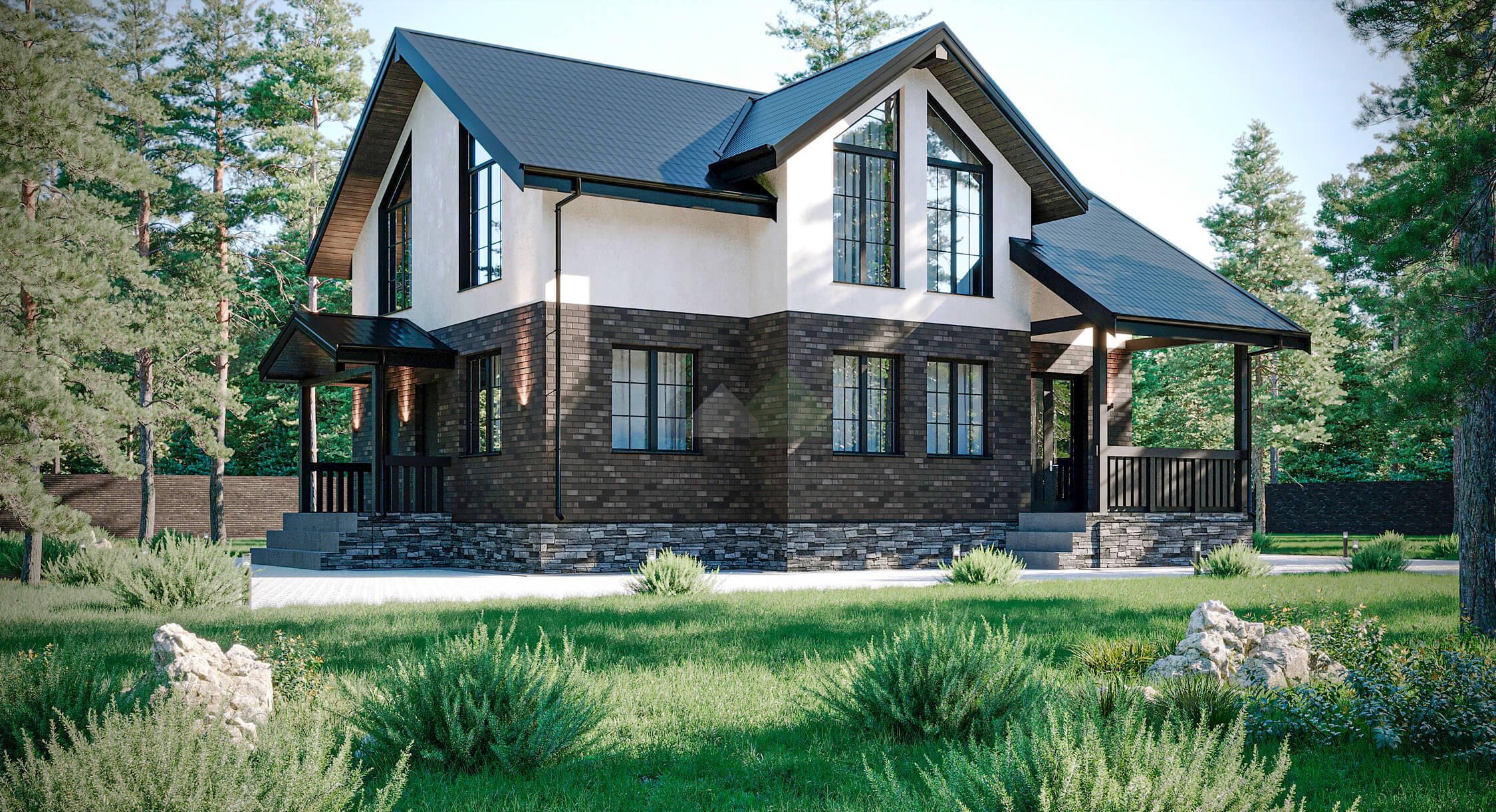 Дом из керамических блоков С-206 КЕ «Киприда»