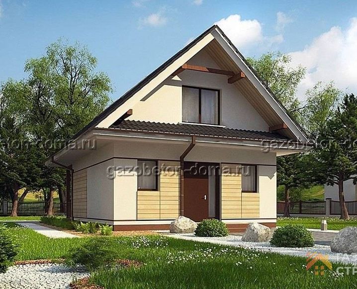 Дом из газобетона Проект ГБ-185
