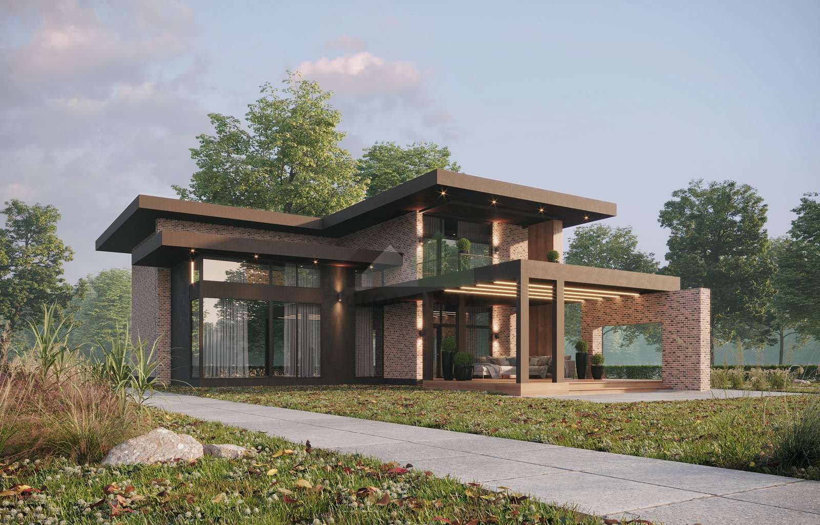 Кирпичный дом С-402 К «Блеск»