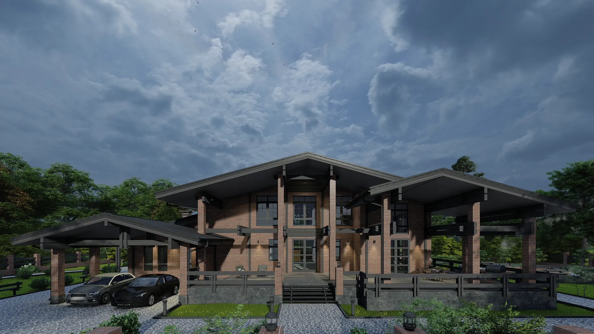 Дом по проекту «ЗС 1-17» - Золотое Сечение