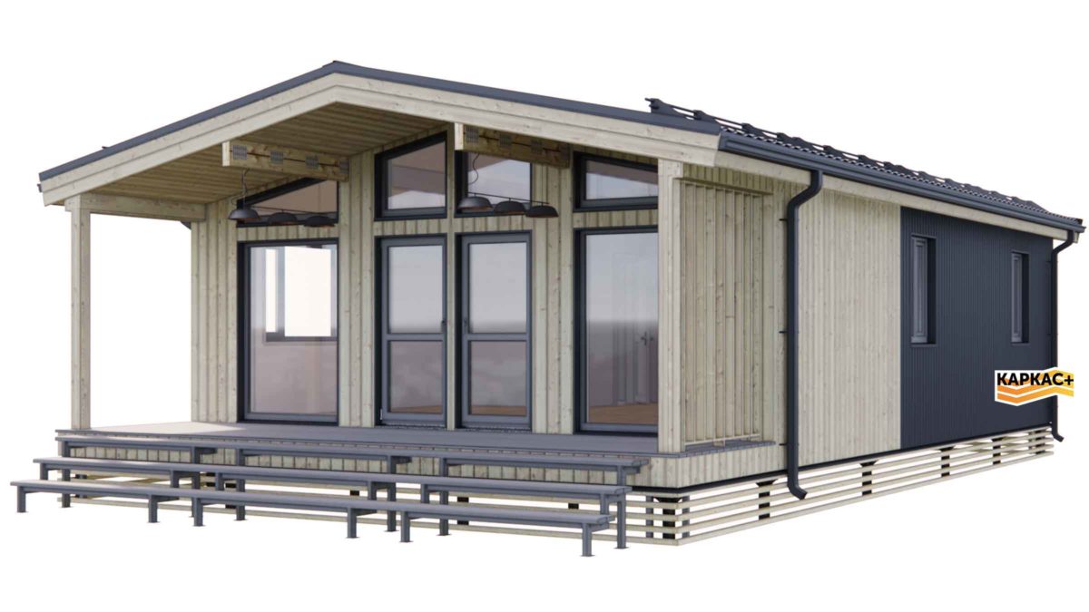 Проект каркасного дома КП-452