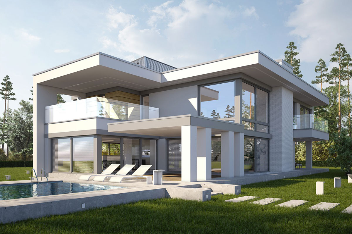 Большой современный дом «Элленберг»