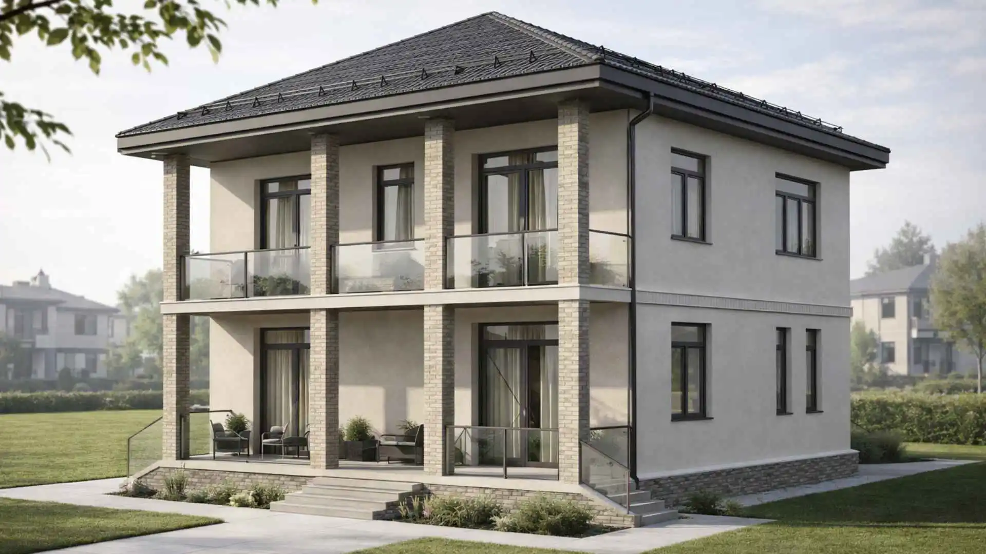 Дом по проекту «ЗС 318-18» - Золотое Сечение