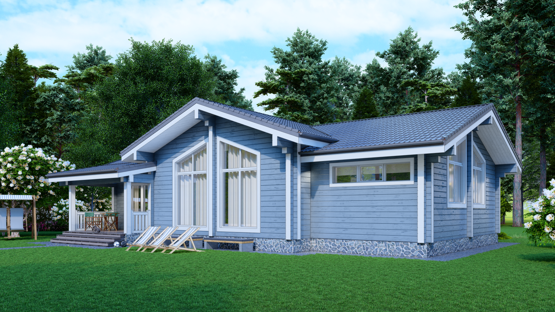 Дом из клееного бруса «Кармен» | ЭкоТех