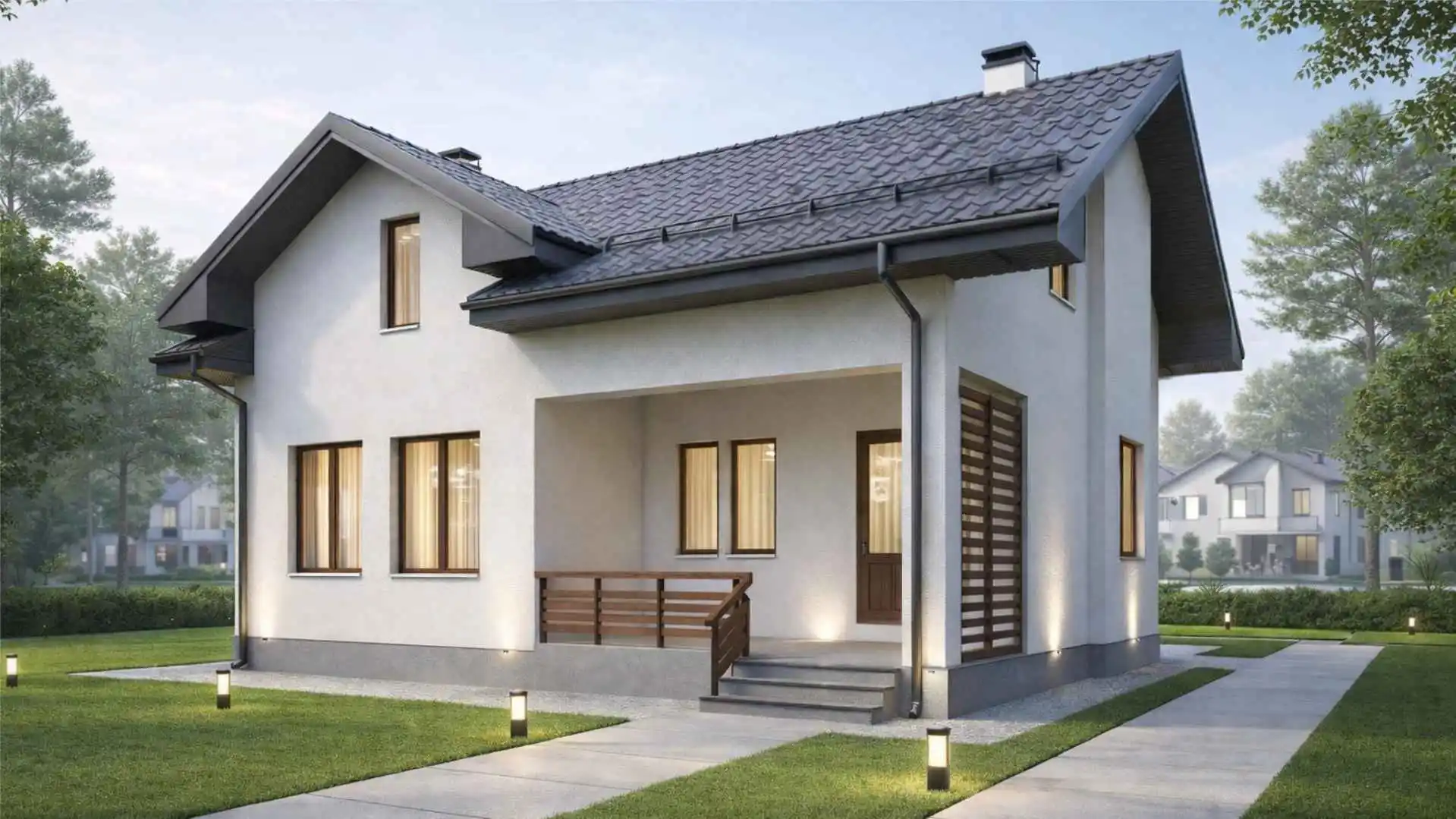 Дом по проекту «ЗС 133-17» - Золотое Сечение