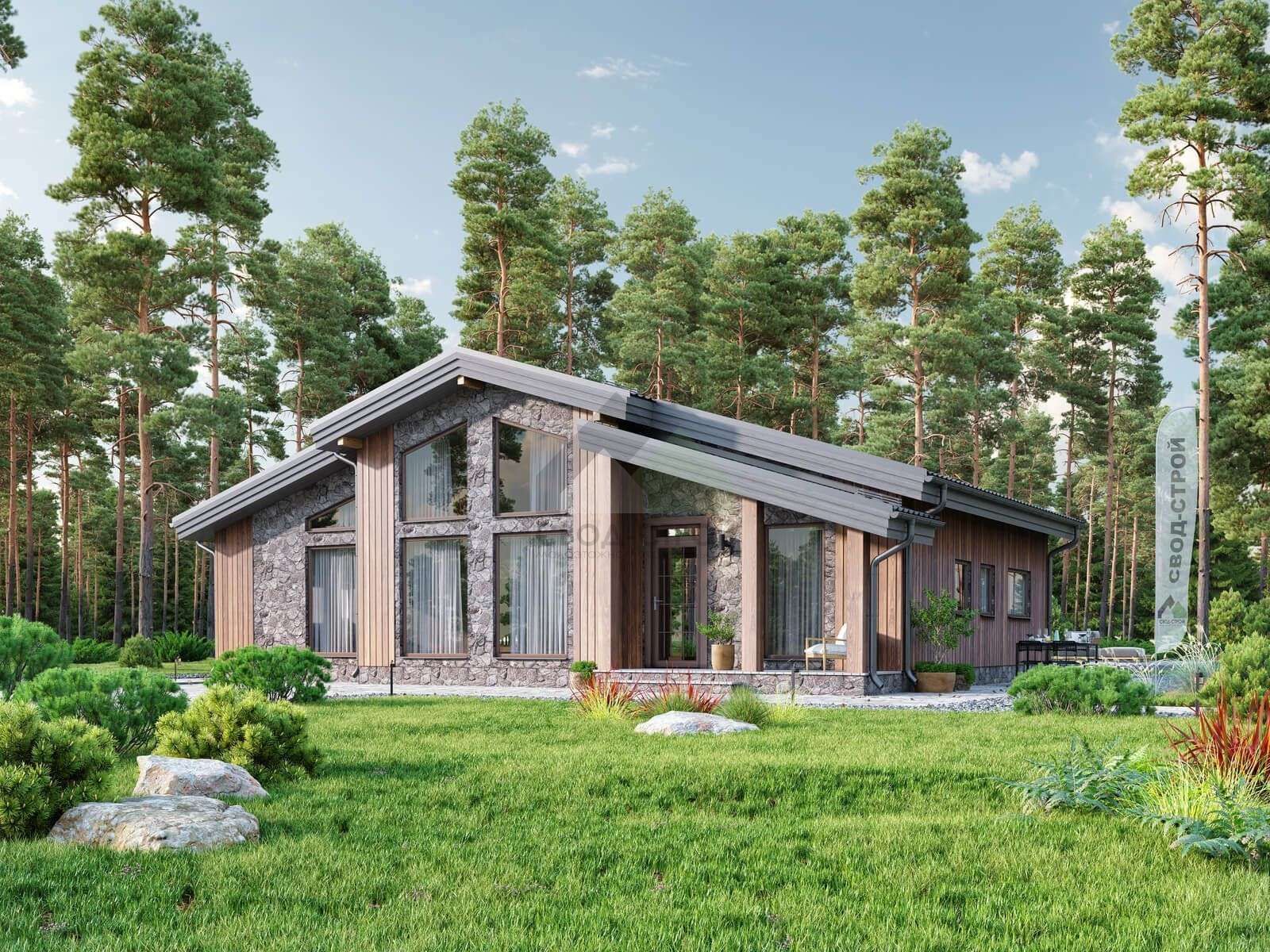 Дом из керамических блоков С-146 КЕ «Апрель»