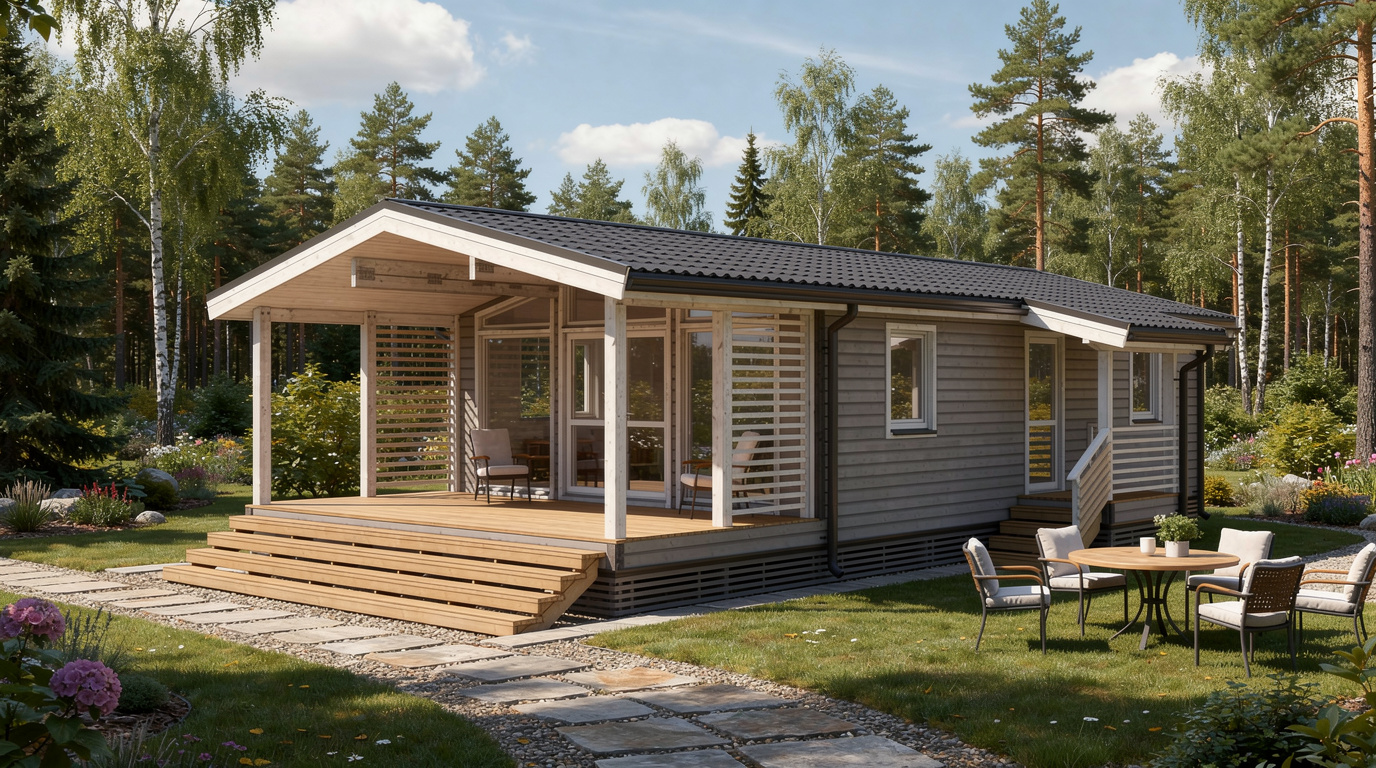 Проект каркасного дома КП-45.8