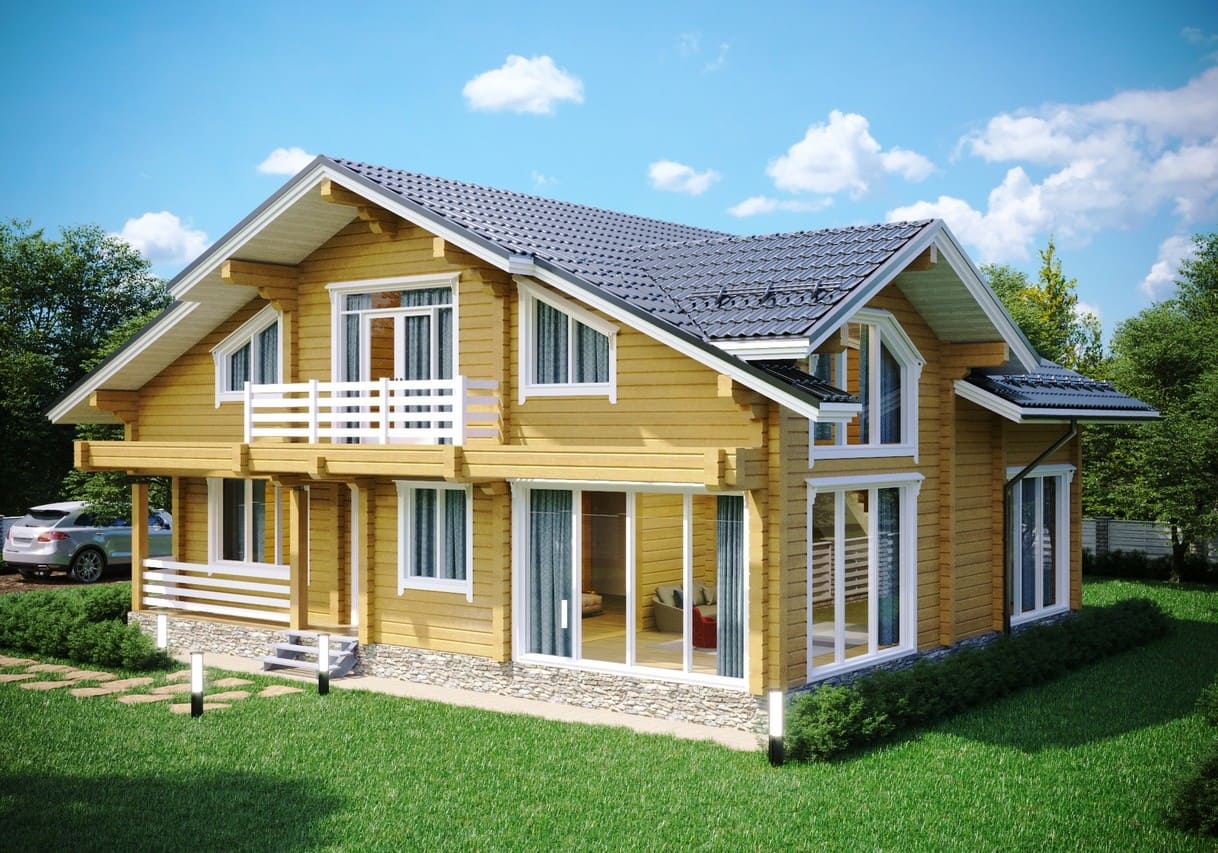 Дом 4 спальни со вторым светом №371