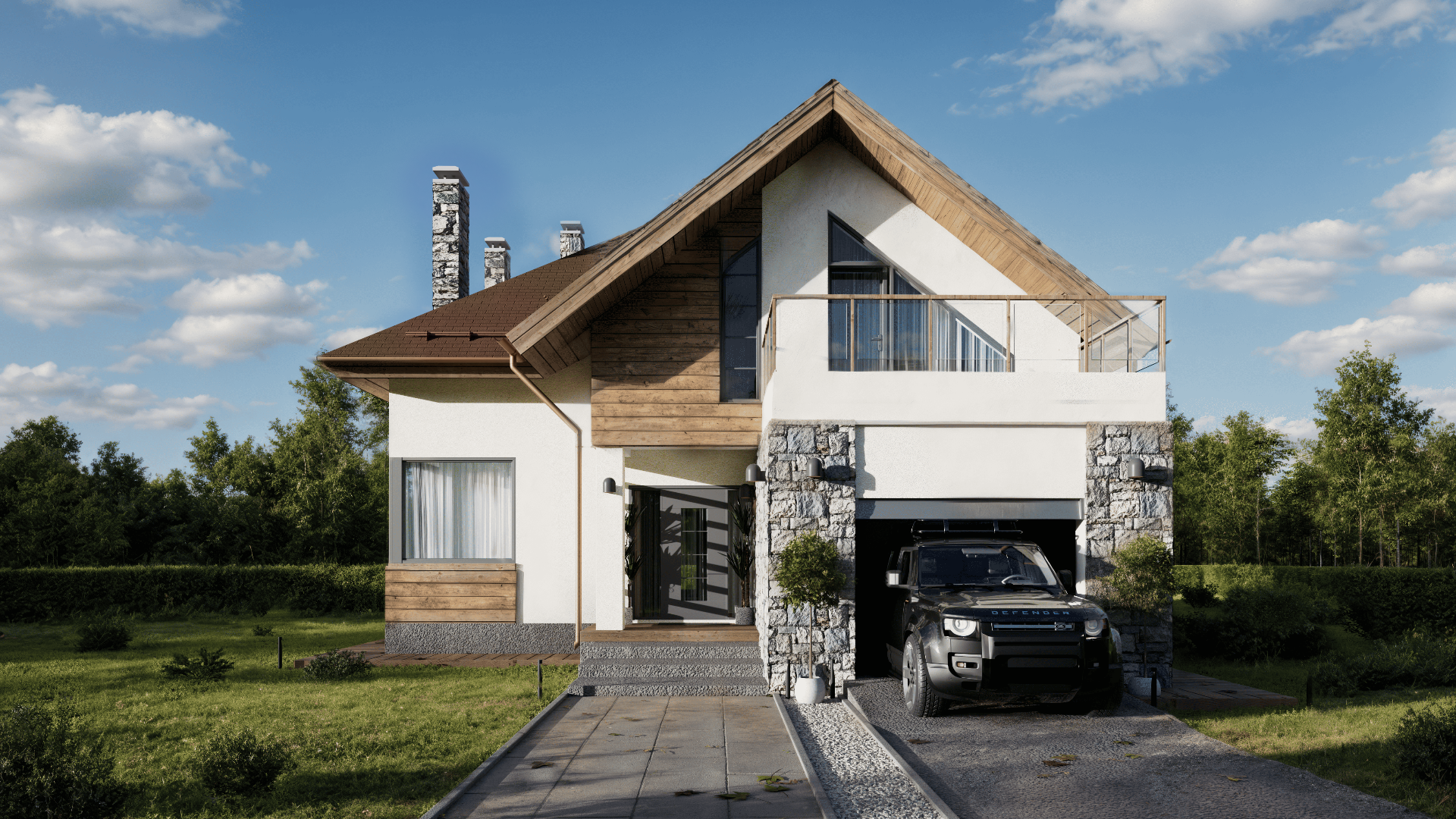 Дом по проекту «ЗС 227-17» - Золотое Сечение