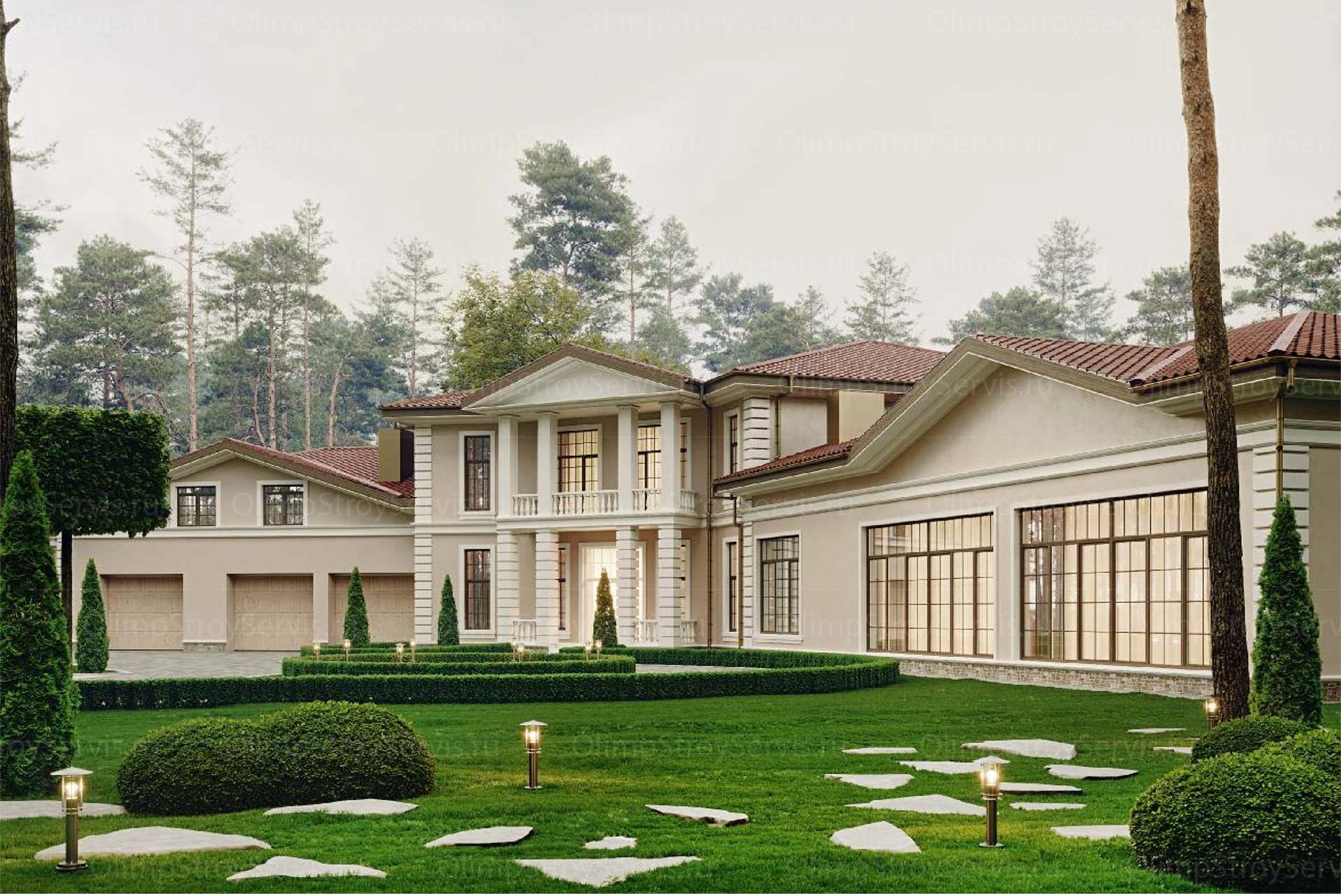 Дом в классическом стиле «Бельфор»