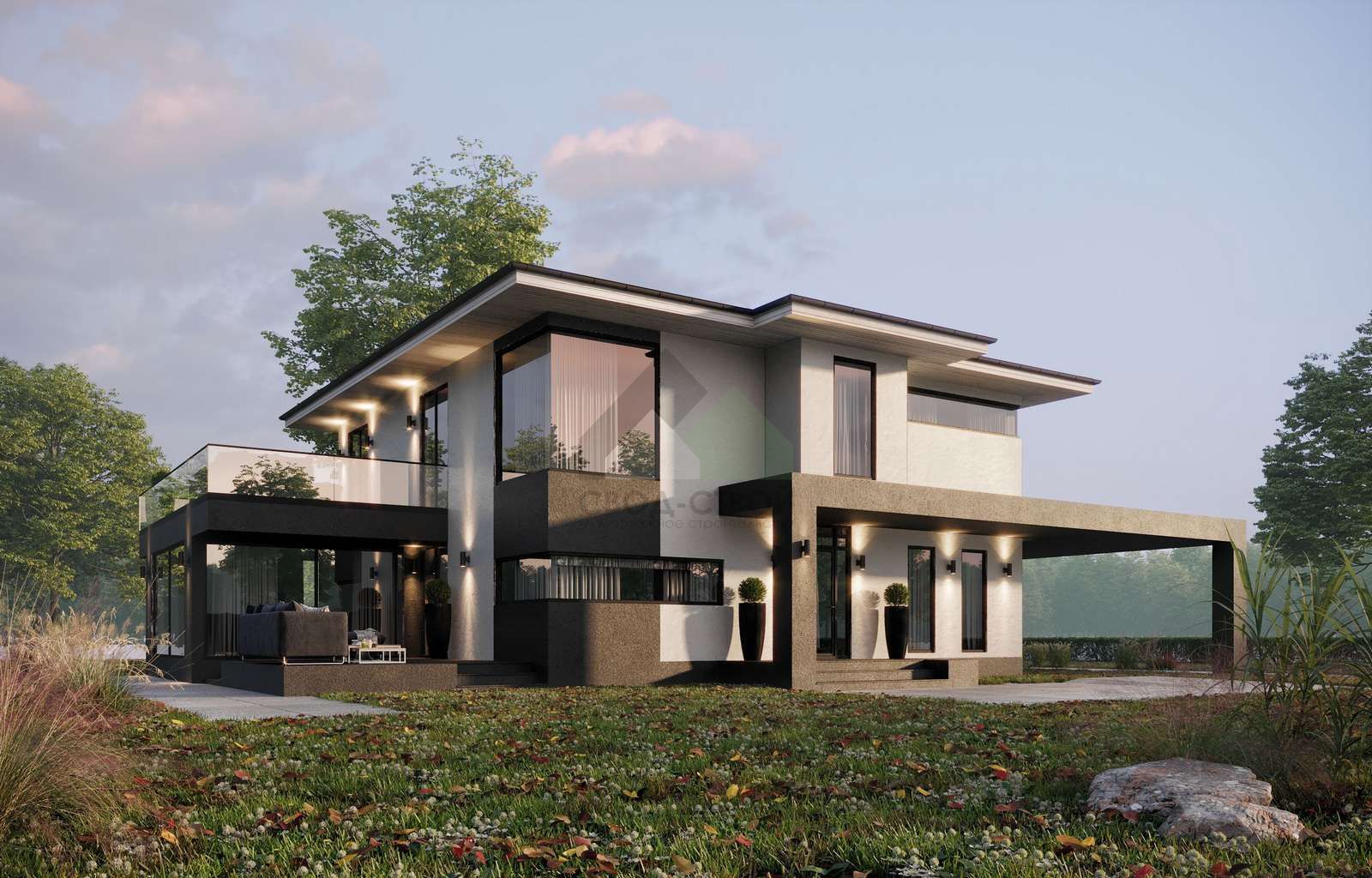 Кирпичный дом С-288 К «Холмы»