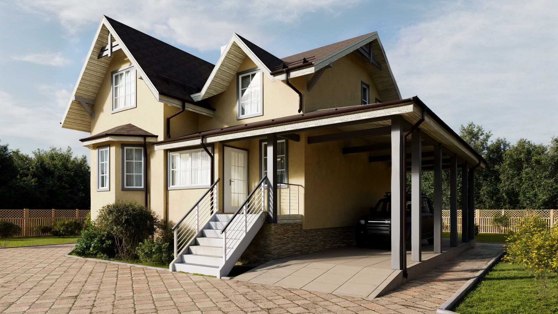 Дом по проекту «ЗС 30-16» - Золотое Сечение