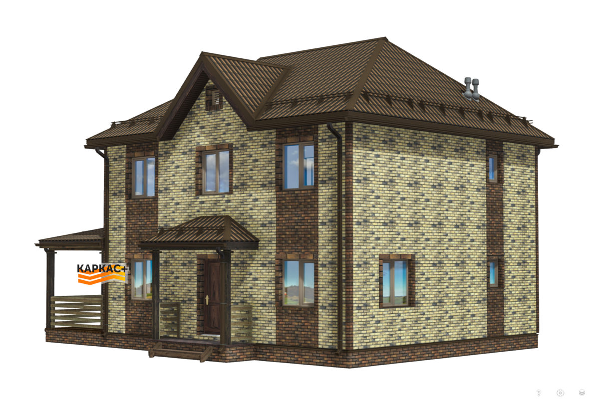 Проект каркасного дома КП-161