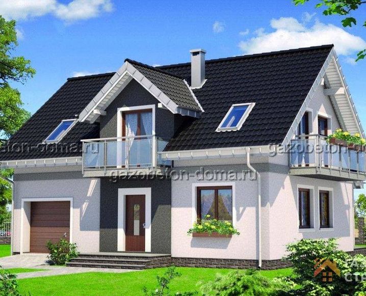 Дом из газобетона Проект ГБ-238