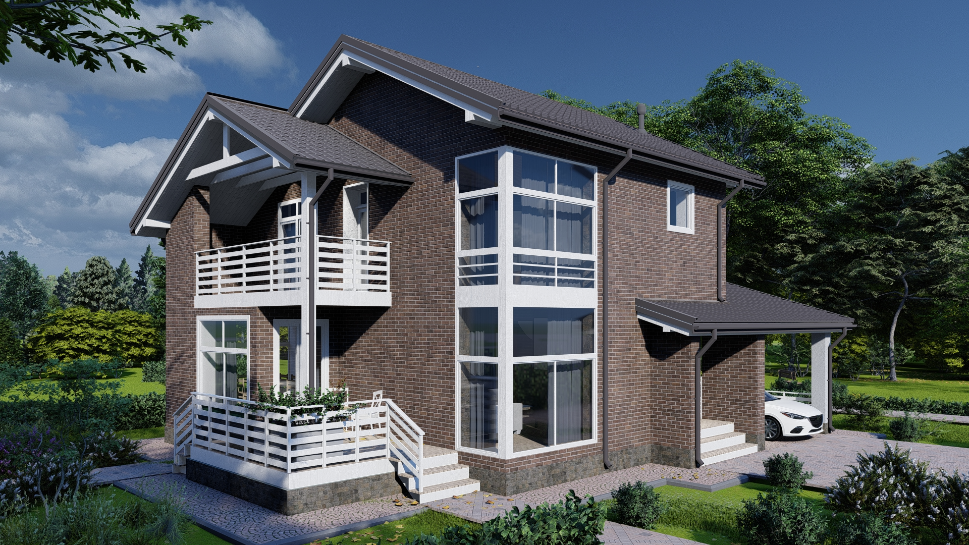 Дом по проекту «ЗС 79-14» - Золотое Сечение