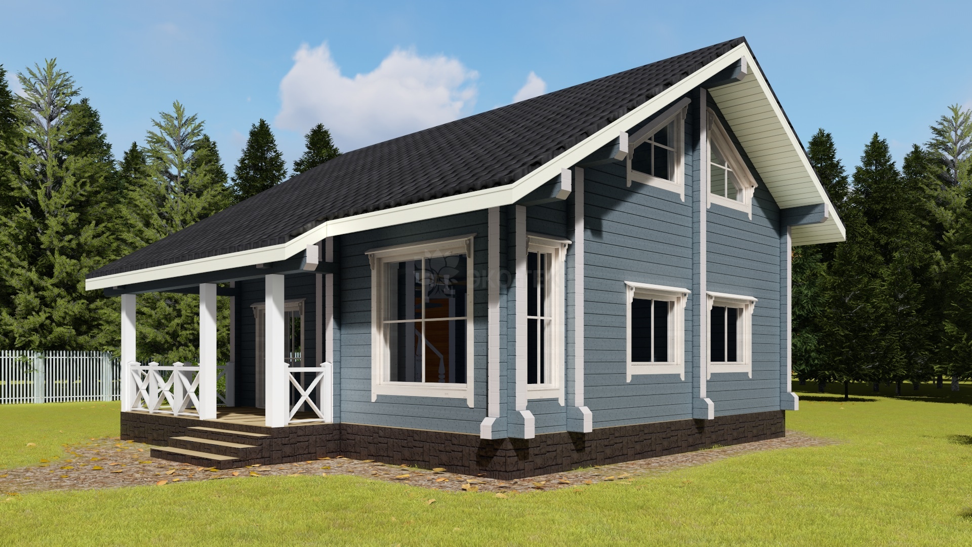 Проект дома «Лесная сказка» | ЭкоТех