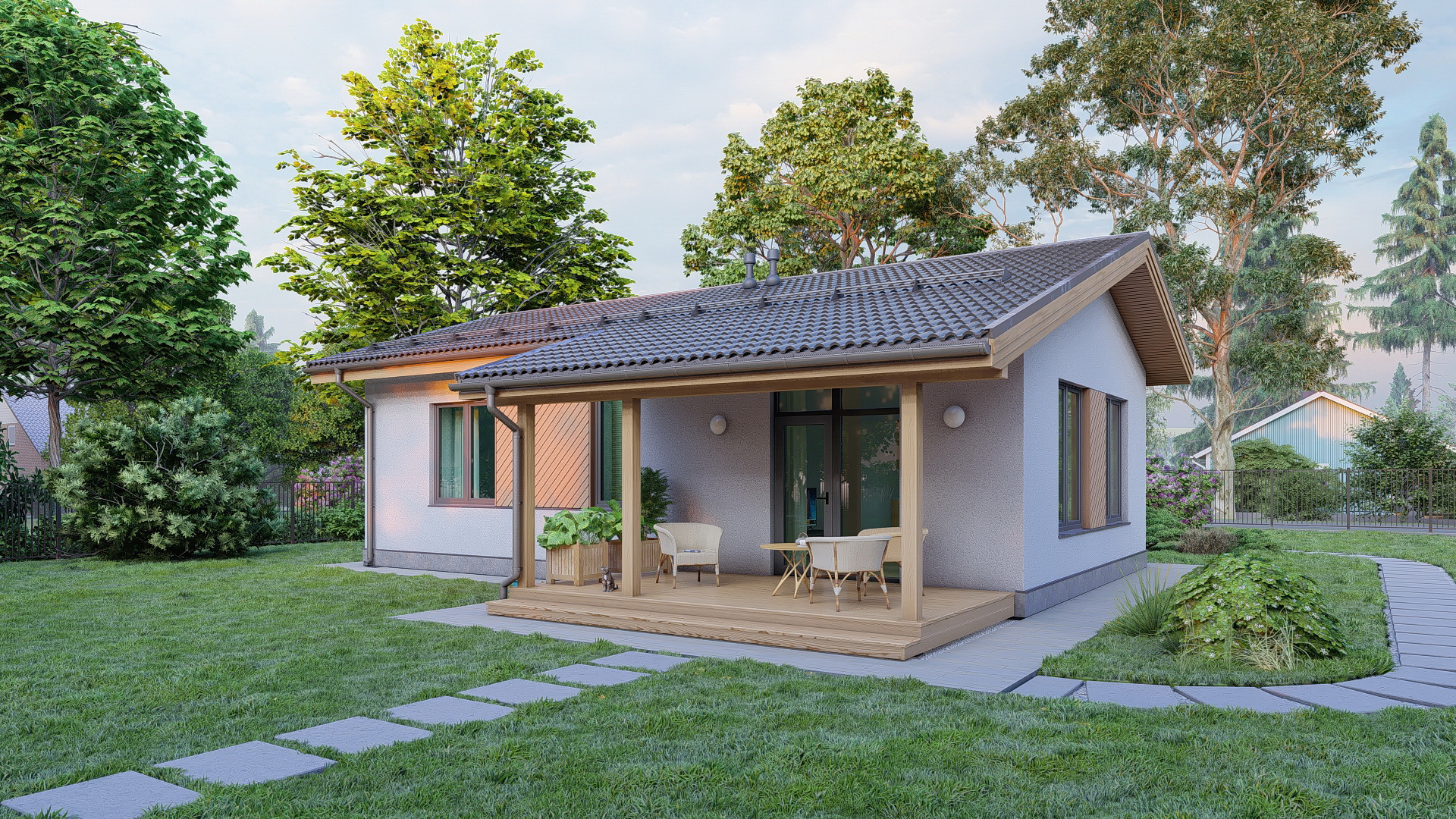 Дом из газобетона "Мелвил - 1"