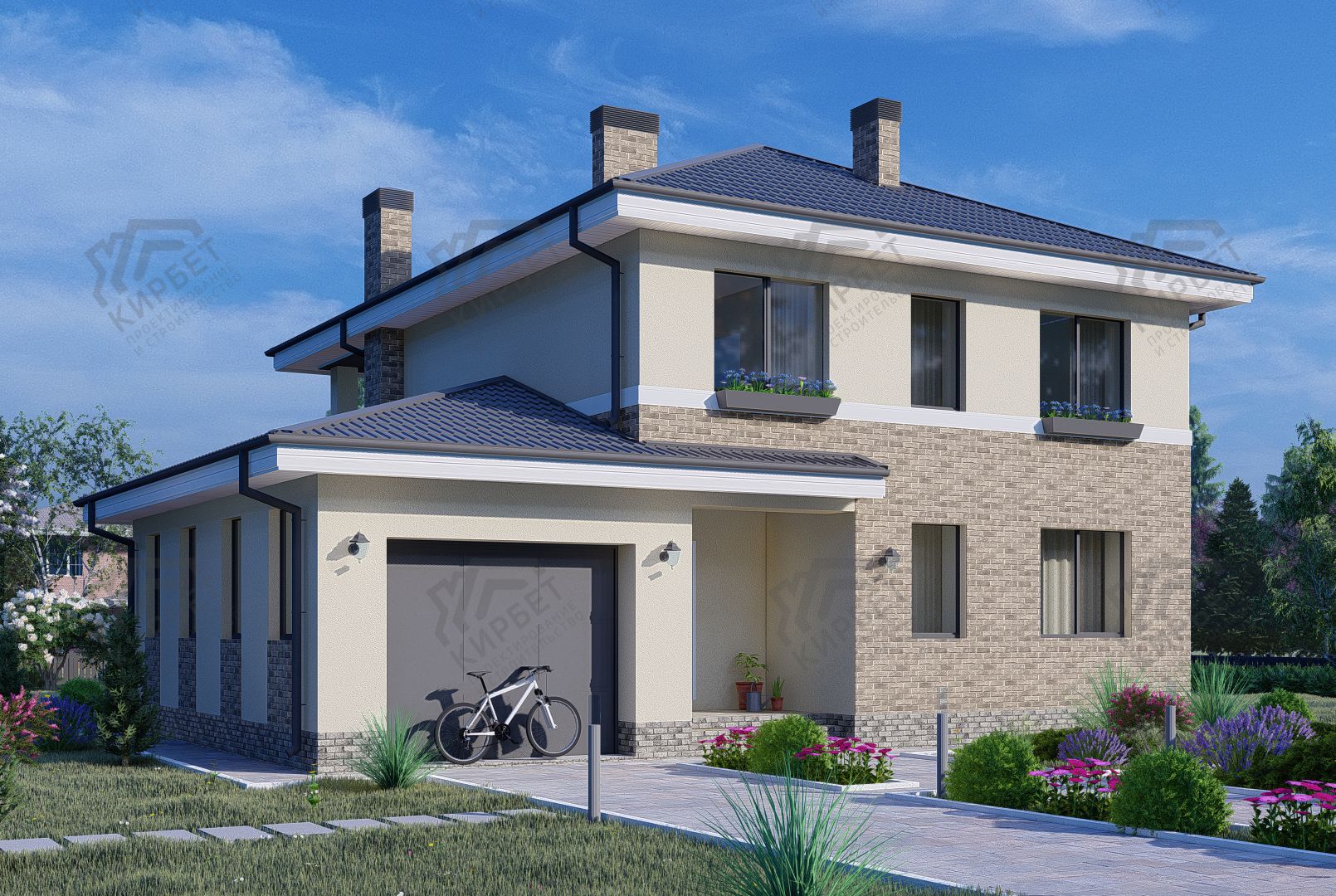 Проект дома из газоблоков 13х12 ГББ-197: цена 8359000 руб.