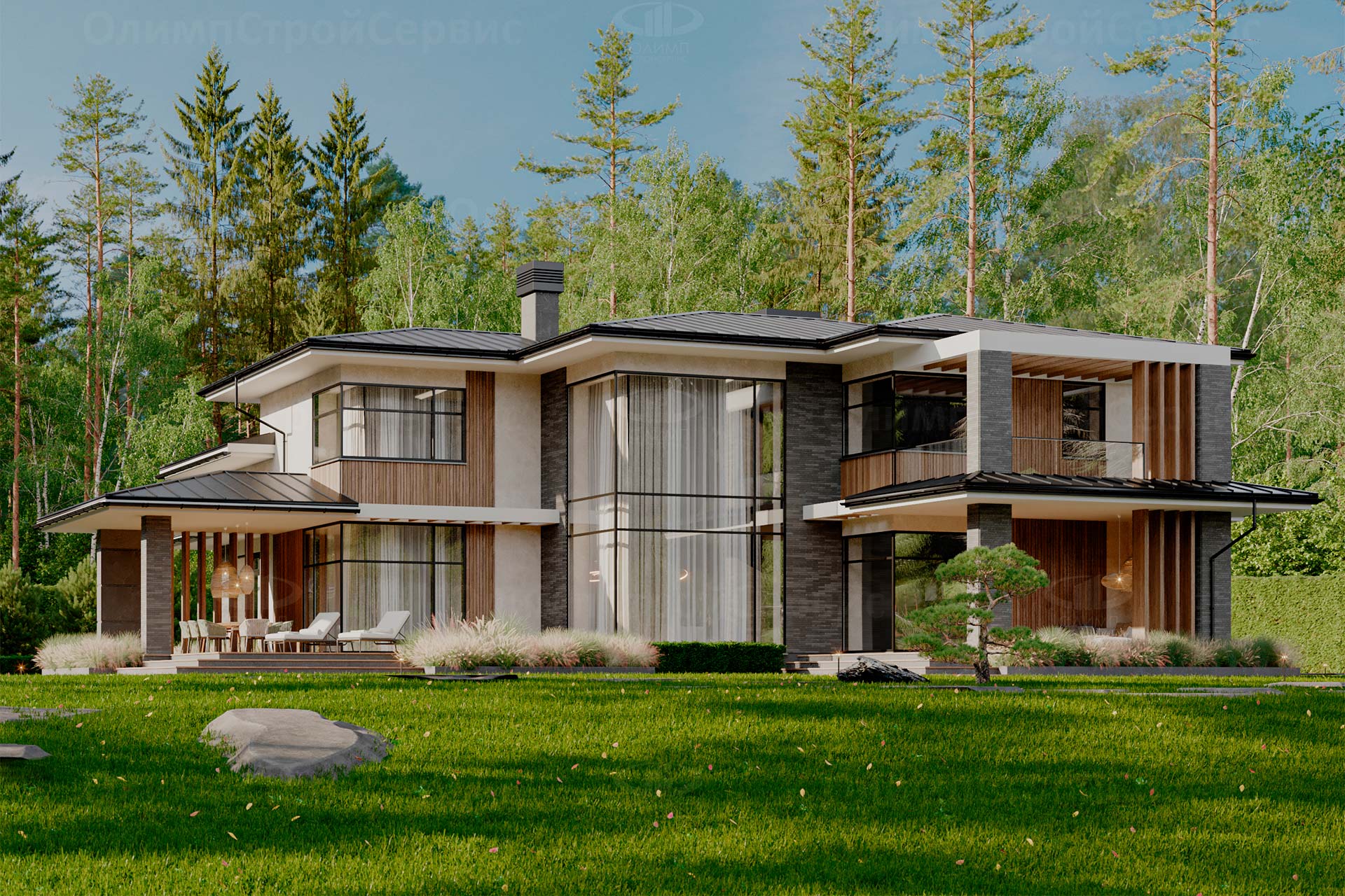 Двухэтажный дом «Гринвилл» со вторым светом