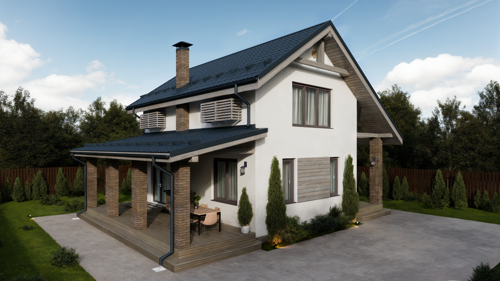 Дом по проекту «ЗС 704-23» - Золотое Сечение