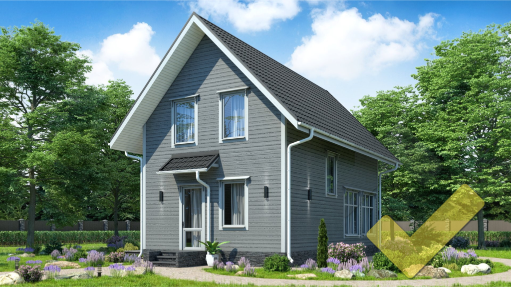 Строительство каркасного дома 10х6 "Тилбург" под ключ