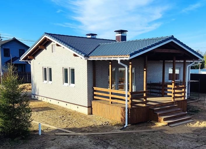 Дома из газобетона Бунгало M под ключ