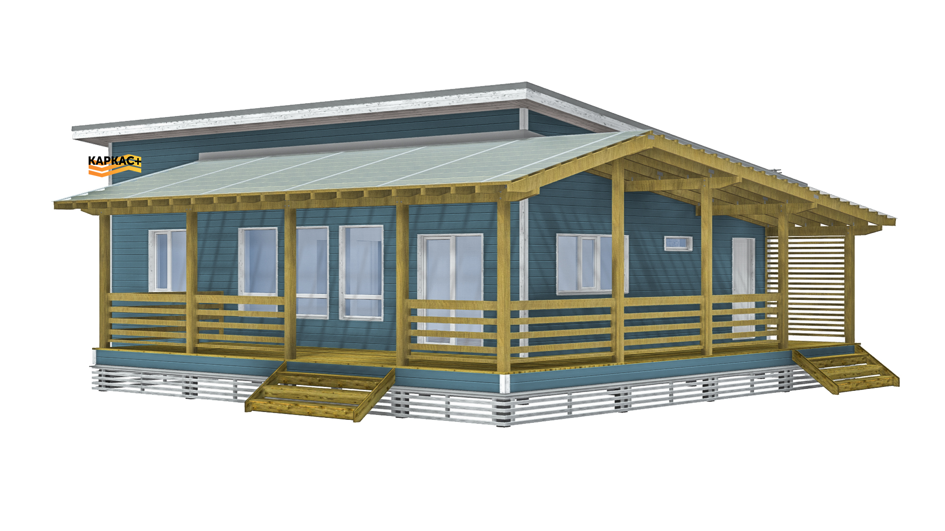 Проект каркасного дома КП-127