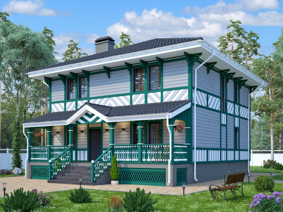 Дома из керамических блоков Вилла 2 L под ключ