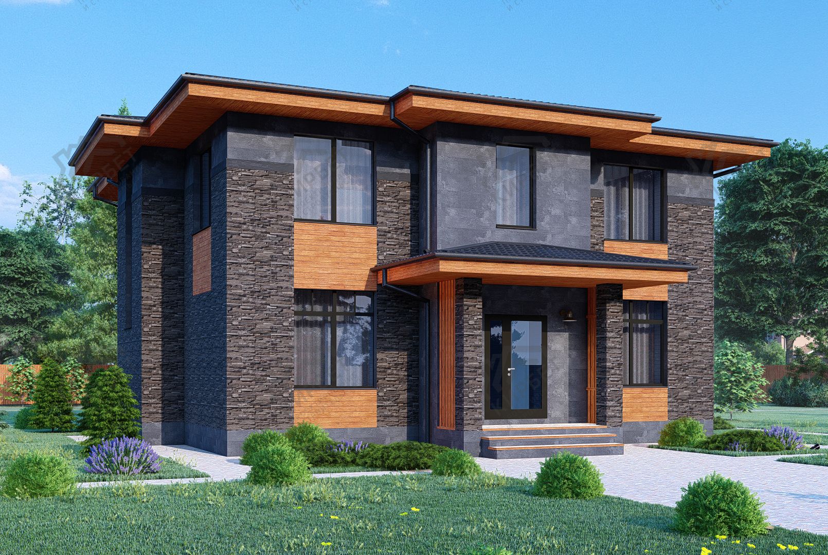 Проект дома из газоблоков 12х15 ГББ-212: цена 9539000 руб.