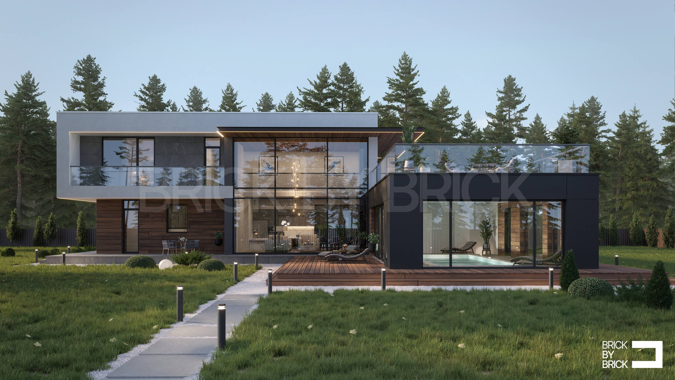 Дом Поздняково из кирпича: заказать в Москве по низкой цене