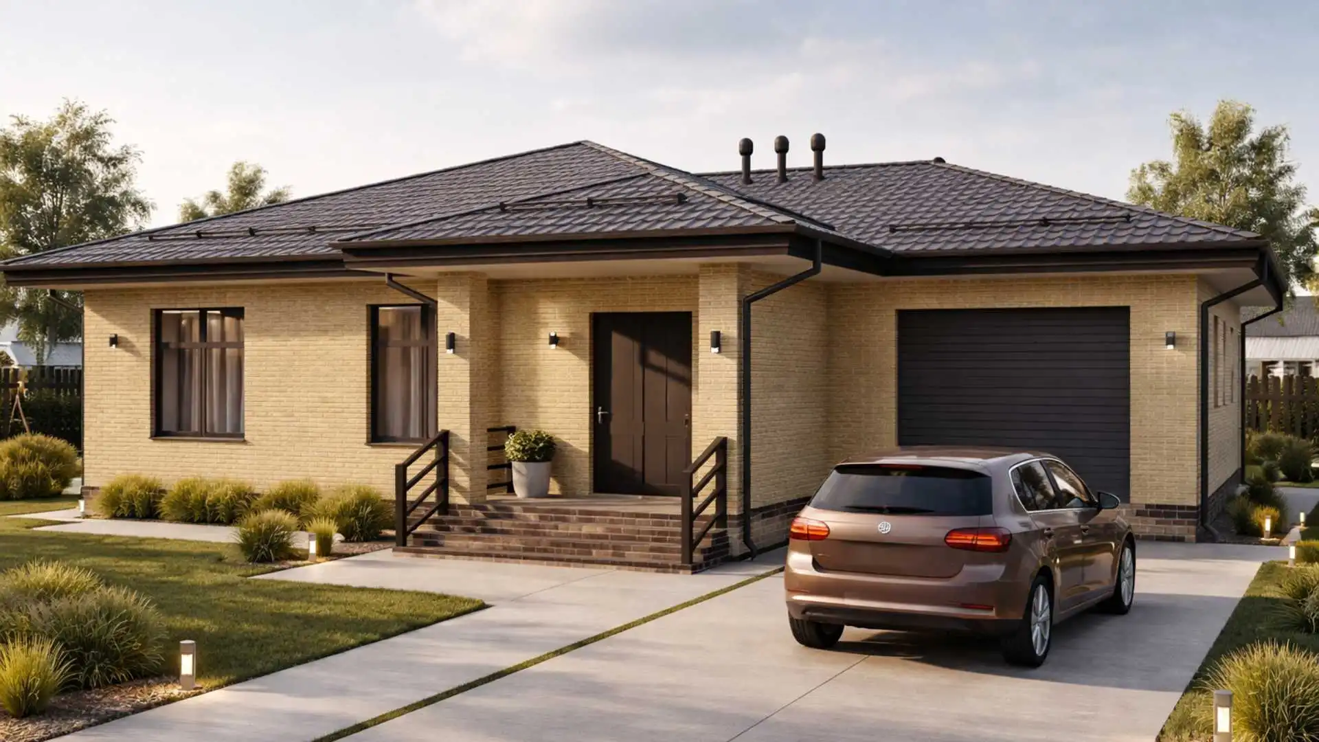 Дом по проекту «ЗС 308-23» - Золотое Сечение