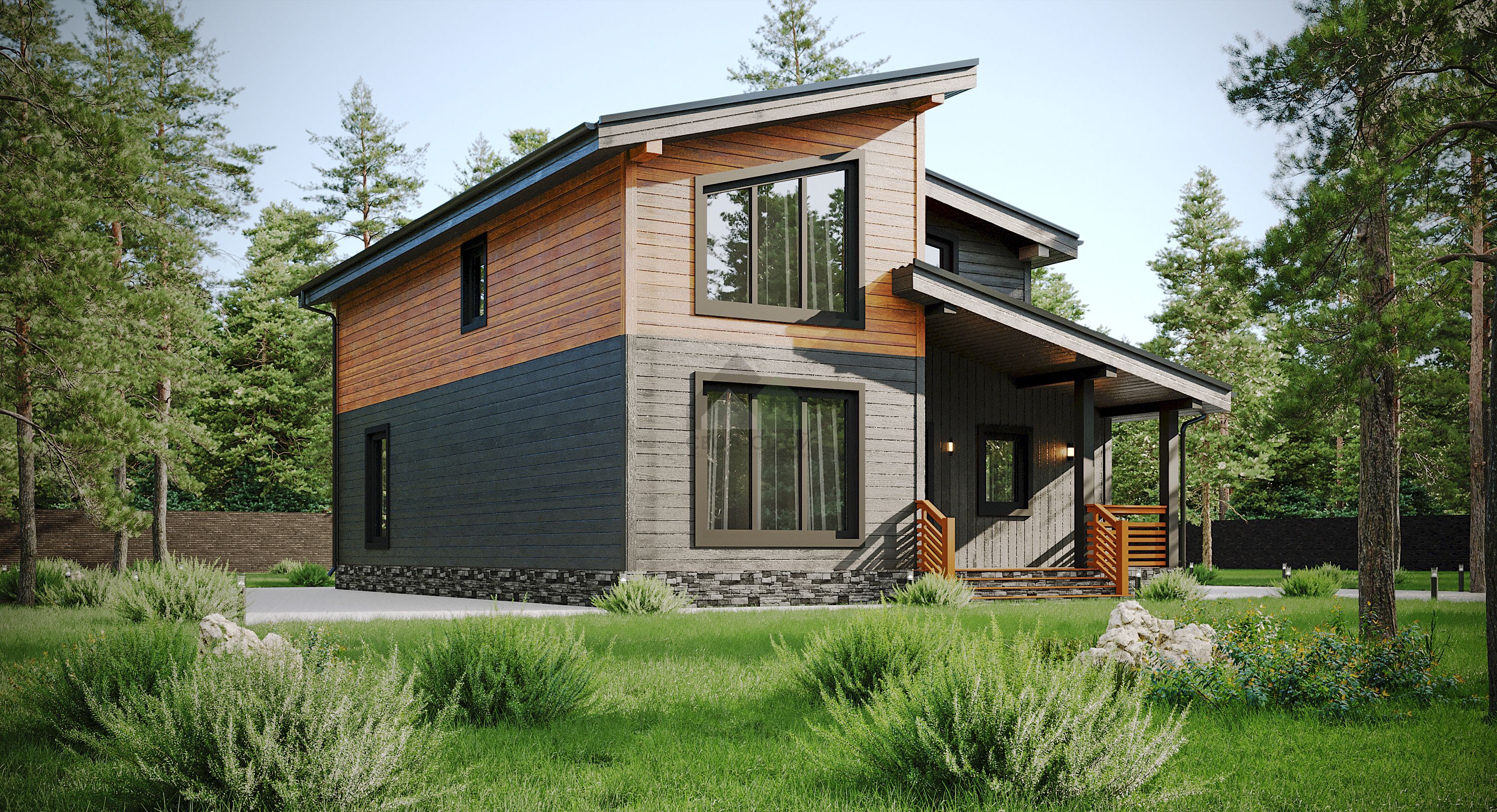 Дом из керамических блоков С-202 КЕ «Урбис»