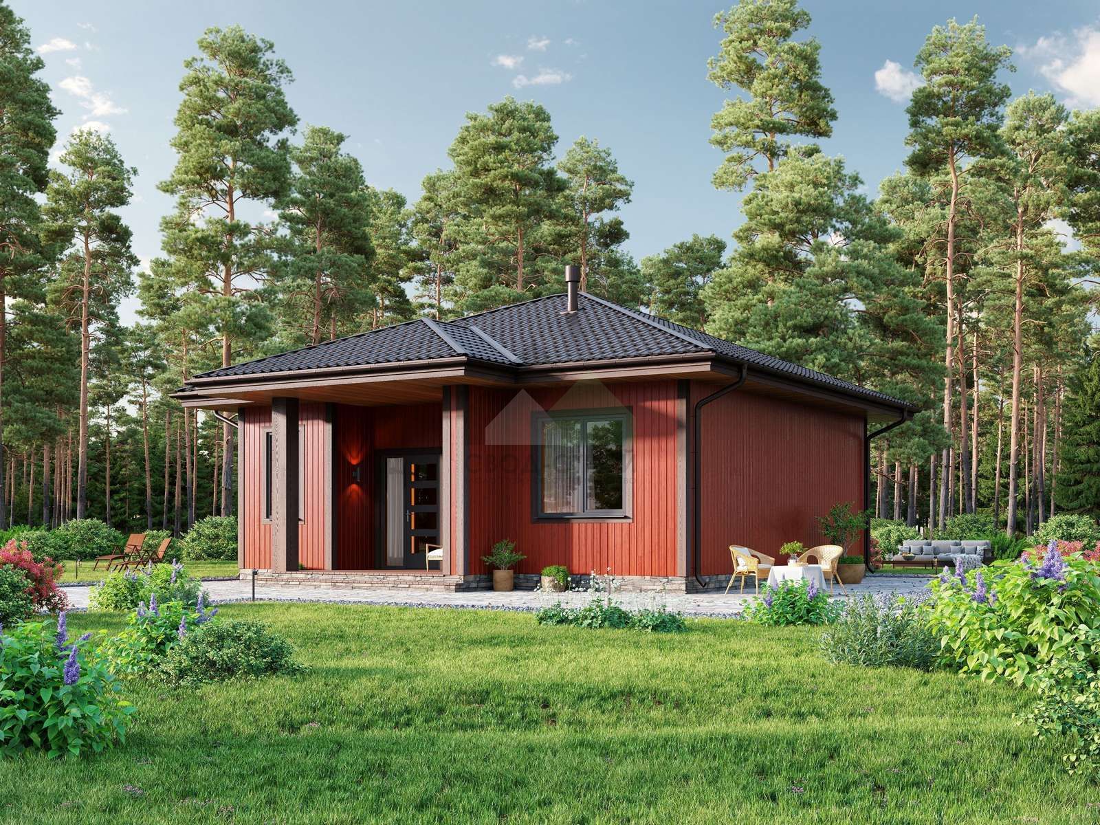 Каркасный дом С-102 КР «Рондаш»