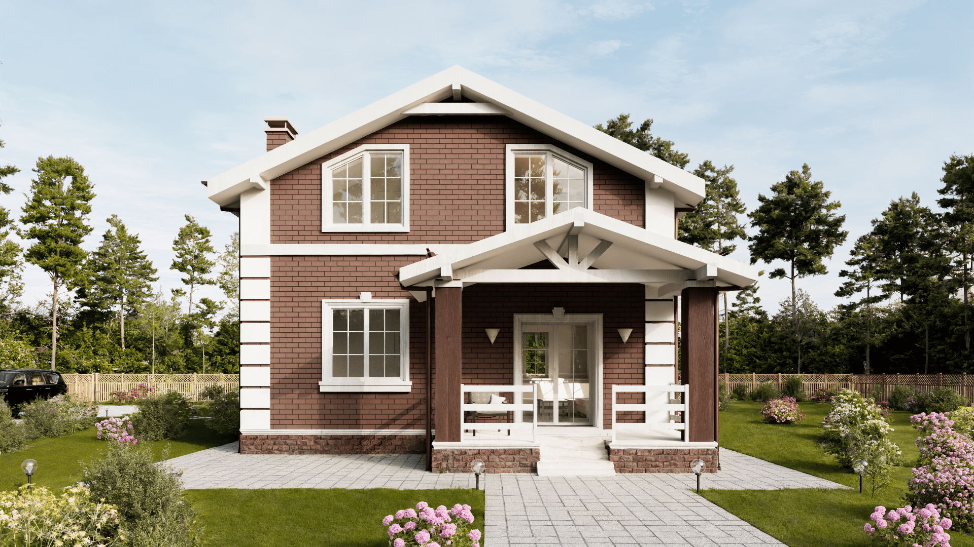 Дом по проекту «ЗС 243-2-18» - Золотое Сечение