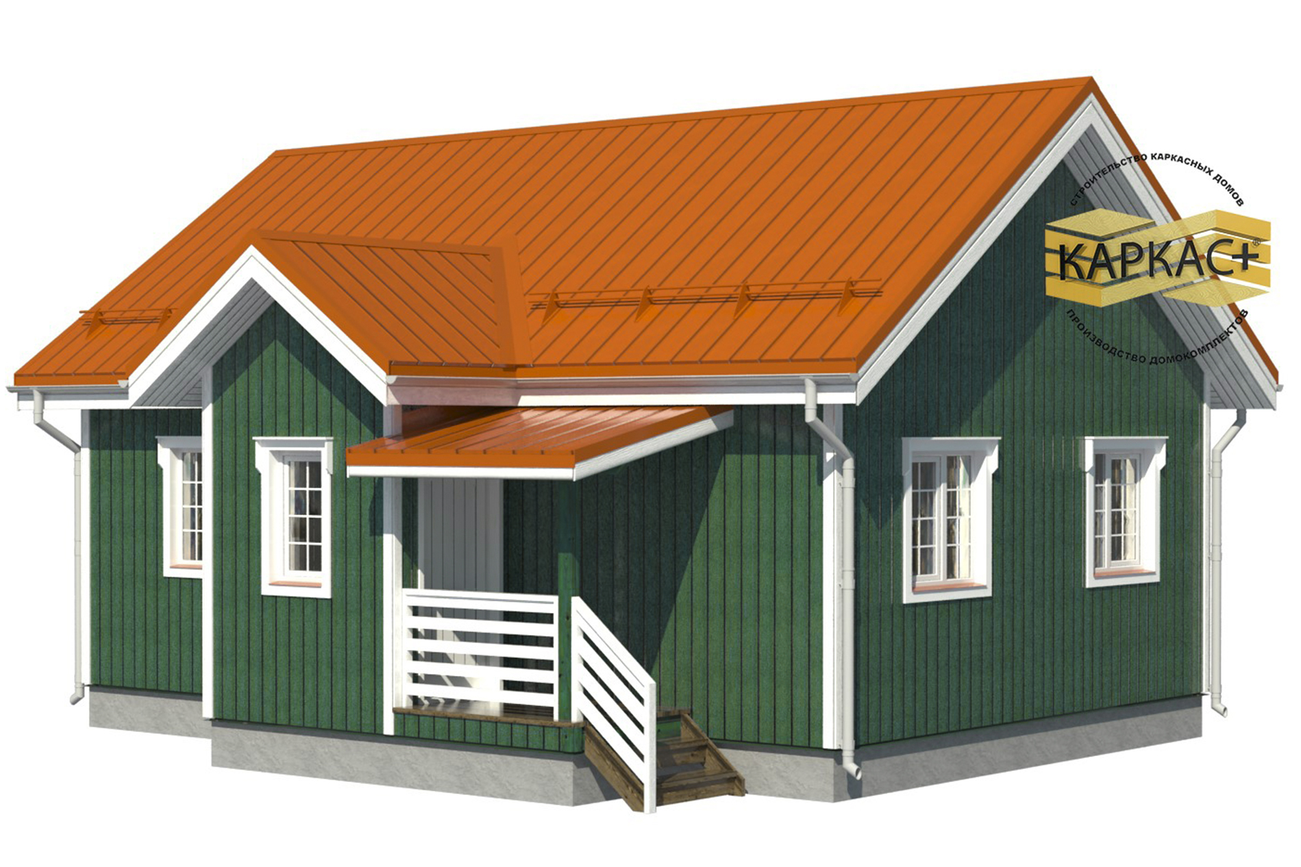 Проект каркасного дома КП-120