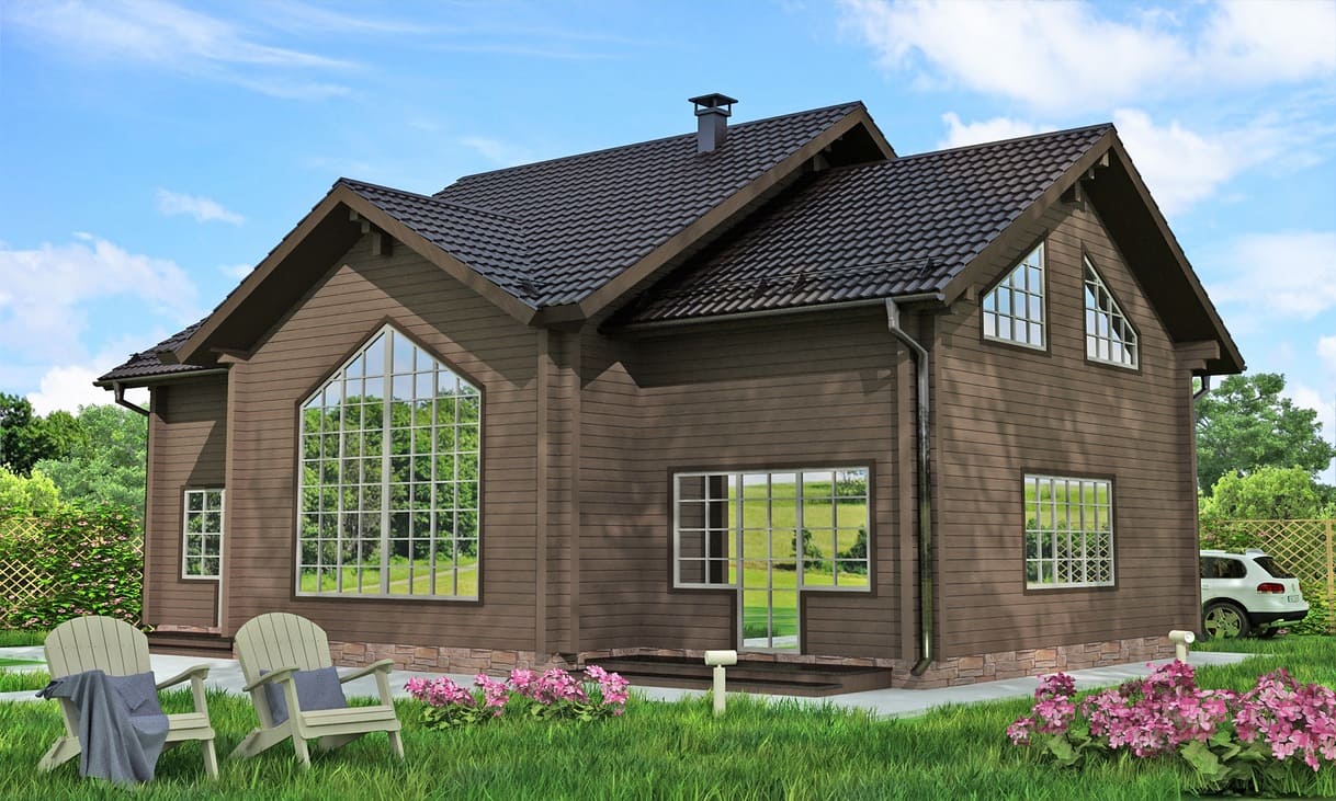 Двухэтажный 7 спален №352