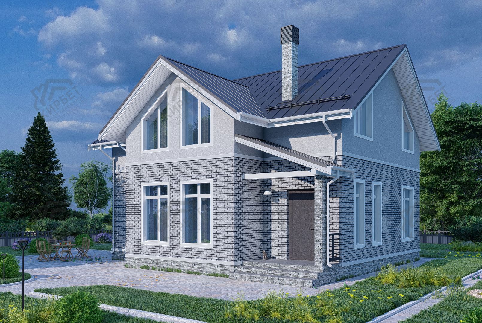 Проект дома из керамоблоков 12х9 ТКБ-138: цена 6370000 руб.