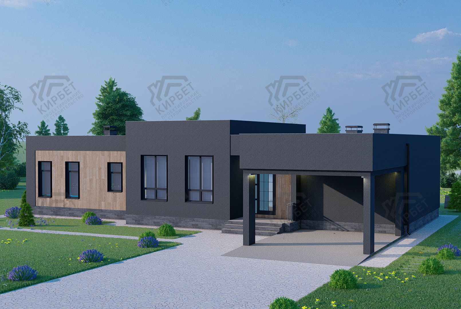 Проект дома из газоблоков 21х18 ГББ-218: цена 135920000 руб.