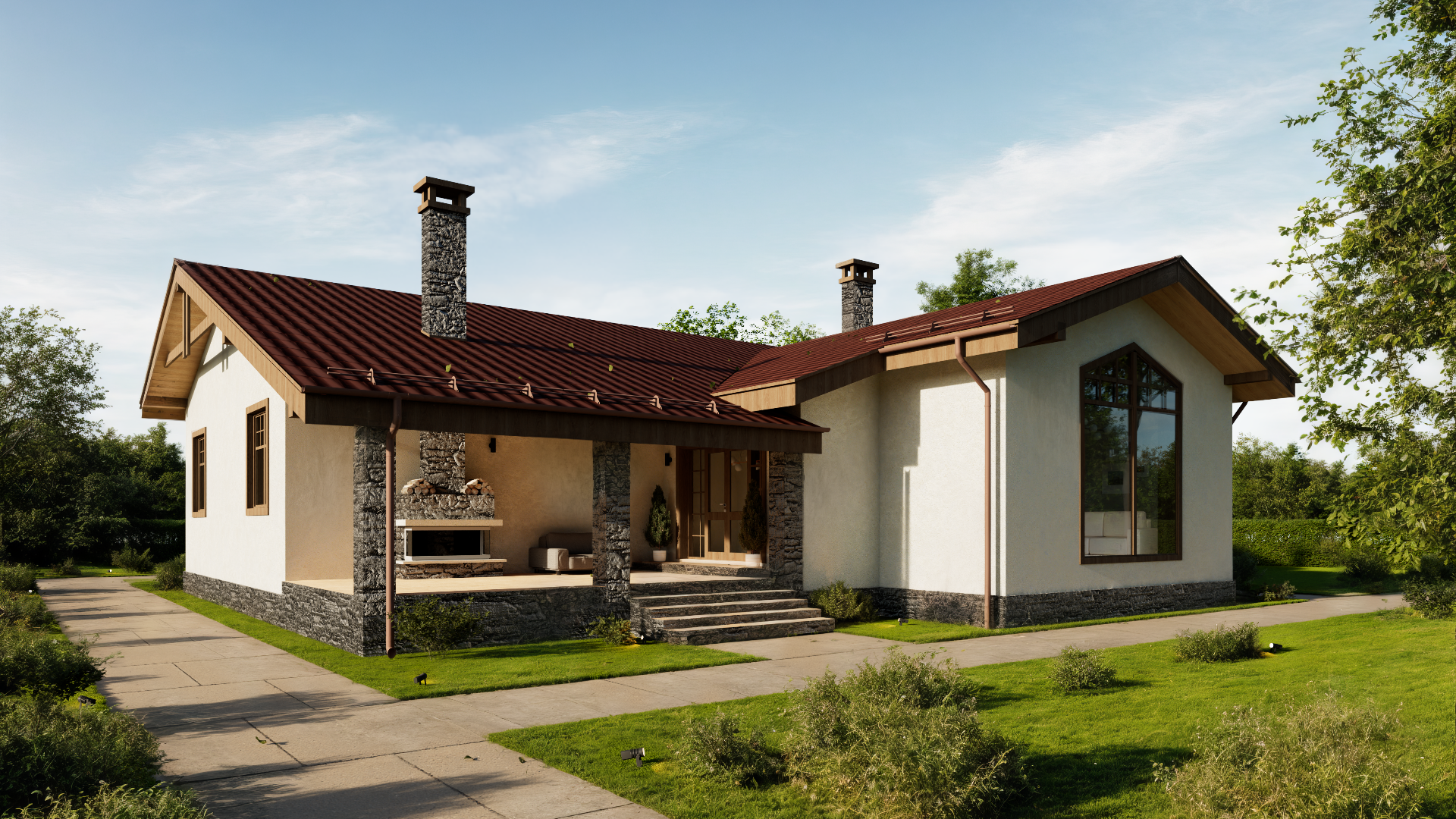 Дом по проекту «ЗС 7-17» - Золотое Сечение