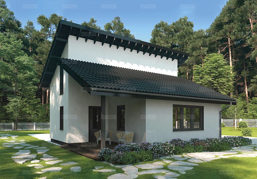 Дом по проекту «Русхаус» - Золотое Сечение