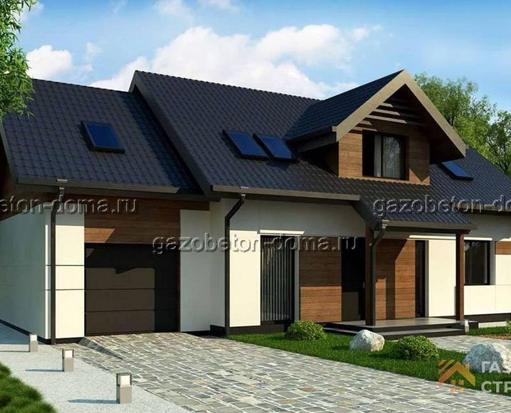 Дом из газобетона Проект ГБ-207