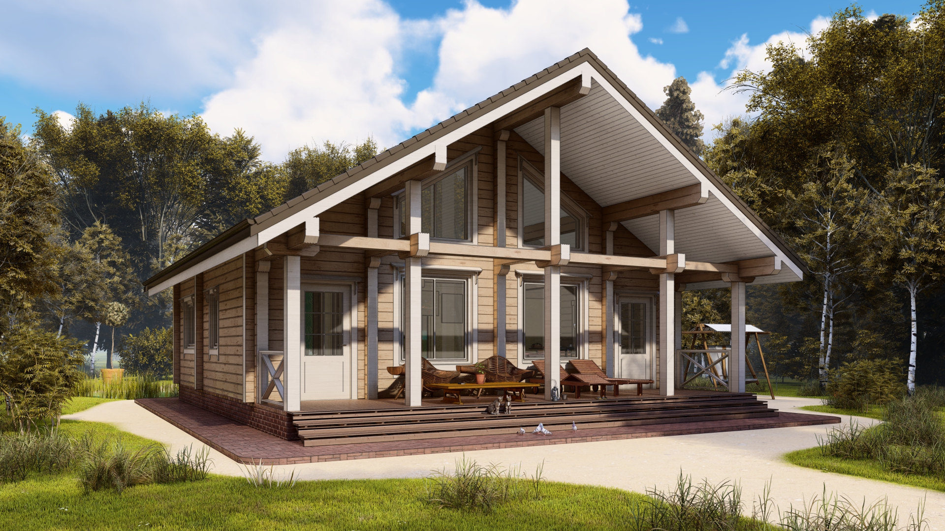 Дом из бруса «Норвег» | ЭкоТех