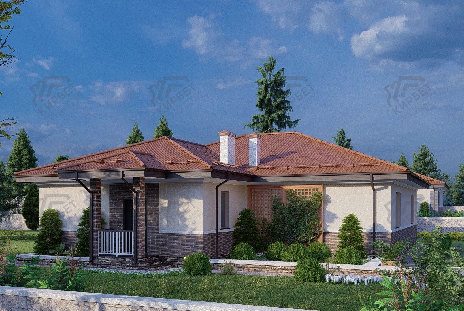 Проект дома из газоблоков 17х14 ГББ-167: цена 9160000 руб.