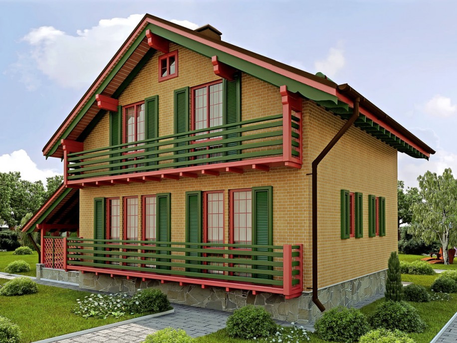 Дома из керамических блоков Шале L под ключ