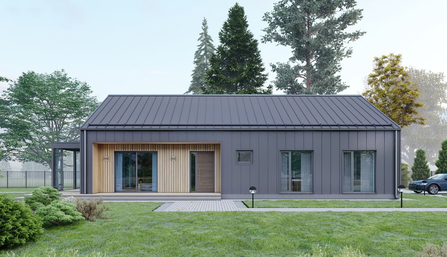 Дом каркасный "Барн-Лофт"