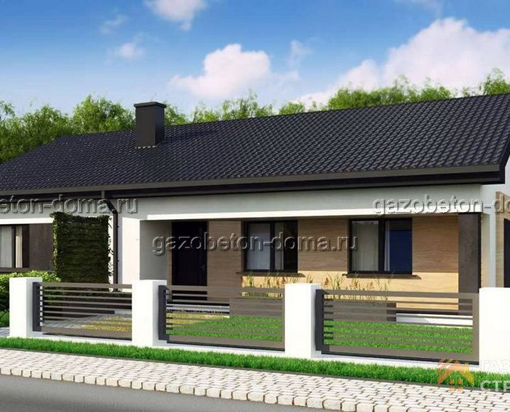 Дом из газобетона Проект ГБ-200