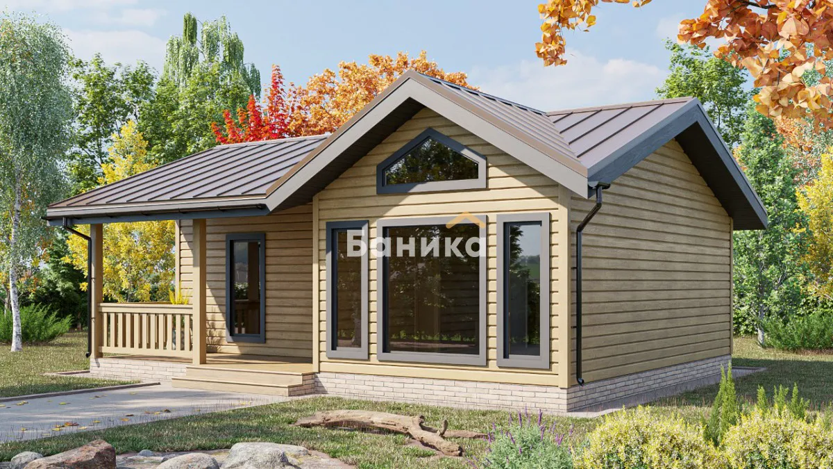 Каркасная баня «КБ-27